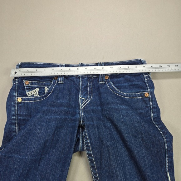 True Religion Stella Skinny Jeans Women Blue Denim Button Fly RN 112790 CA 30427 - Picture 11 of 13